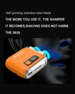 Mini Electric Smart Shaver Household Car Shaver Digital Display Dual Blade Rechargeable Shaver Powerful Beard Trimmer Tool - Image 24