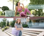 Tote Bag for Women, Lightweight Puffy Tote Bag with Compartments Shoulder Bag Handbag for Travel, Work, Gym - Image 16