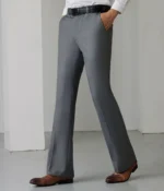Flared Trousers For Men Slim Fit Wide Leg Man Suits Pants Tressed Business Fluid Bell Mouth Gray Draped Social Tailoring Luxury - Image 19