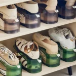 1pcs Adjustable Shoe Storage Rack Integrated Shoe Support Shoe Cabinet Storage Rack  Space-saving Removable Double-layer Racks - Image 21