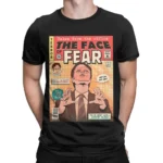Men T-Shirts The Office Face Fear Dwight Fun Pure Cotton Tees Short Sleeve T Shirt Round Collar Clothes New Arrival - Image 17