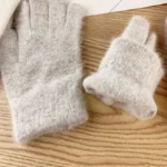 Gloves women's winter cute plush warm riding gloves women gloves womens gloves women winter gloves winter gloves women - Image 6