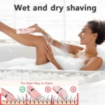 Electric Shaver for Woman Double Head Dual Purpose Female Razor Body Epilator Leg Underarm Bikini Electric Hair Remover Trimmer - Image 5