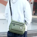 Mens Crossbody Bag Single Shoulder Bags Big Capacity Multi-Pockets Storage Bag Fashion Handbag Business Crossbody Bags - Image 28