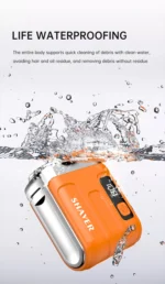 Mini Electric Smart Shaver Household Car Shaver Digital Display Dual Blade Rechargeable Shaver Powerful Beard Trimmer Tool - Image 22