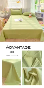 Bed Sheets Plaid Non-slip Comfortable Washed Twin Queen Full Size Nordic Style Universal Bedspread Simple Durable Antibacterial - Image 49
