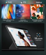 Ninkear T40 Laptop Touchscreen 2 in 1 Tablet Intel N100 14 Inch Fhd 16Gb Ddr5+512Gb Ssd Wifi 6 Rgb Backlit Keyboard with Stylus - Image 11