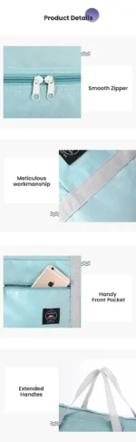 Foldable Travel Duffel Bag for Airlines Carry on Bag for Women and Girls Lightweight Large Capacity Sports Weekend Trip Overnigh - Image 17