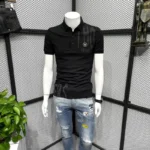 Polo Men's T-shirt Slim Fit Clothes Streetwear Top Embroidery Print With Collar Man Tee Shirts Graphic White Vintage Hot S - Image 5