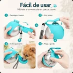 Pet Supplies: Portable Water Dispenser for Dogs Going Out, 304 Stainless Steel Hook, Spherical Reversible Folding Water Dispense - Image 15