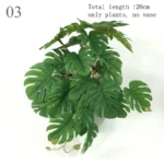Artificial Terrarium Plants Vine Wall Hanging Flower Rattan Simulation Plastic Leaf Rattan Green Grass Home Balcony Garden Decor - Image 17
