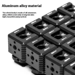 Camera Accessories Three-head Hot And Cold Shoe Base Aluminum Alloy Extension For Camera Cage Rig Variety Of Expansion Interface - Image 9