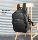 New Brand Genuine Leather Men Backpacks Fashion Real Natural Leather Student Backpack Boy Luxury Computer Laptop Bags - Image 8