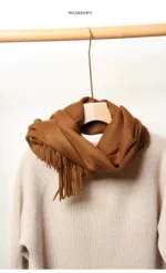 Women Scarf Cashmere Winter Scarf Winter 2024 Fashion Scarves Designer Keep warm Women Luxury Kids Scarf - Image 50