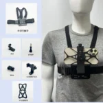 First-person camera accessories Sports camera chest shooting strap live outdoor cycling mobile phone stand - Image 8