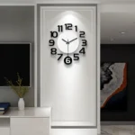 Modern wall clocks with silent pendulum function are suitable for living rooms, offices, bedrooms, and home decor - Image 11