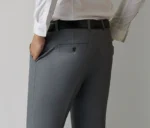 Flared Trousers For Men Slim Fit Wide Leg Man Suits Pants Tressed Business Fluid Bell Mouth Gray Draped Social Tailoring Luxury - Image 10