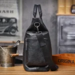Genuine Leather Men's Brifecase 15 Inch Laptop Bags Simple Cowhide HandBag Vegetable-tanned Leather Fashion Casual Style - Image 16