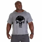 Men's T Shirts Fitness Men Bodybuilding  Shirt Batwing Sleeve Rag shirt Gym Fitness Muscle Running T shirt - Image 45