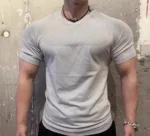 Men's Muscle Enhancing Slim Fit Long Sleeve Workout T-Shirt, Breathable Athletic Top for Gym Training Outdoor - Image 26