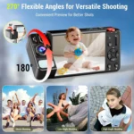 Digital Camera 4K 64MP Camera for Photography 270°Flip Screen Vlogging Camera Autofocus 18X Zoom Point and Shoot Digital Camera - Image 2