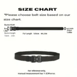 Genuine Tactical Belt Men's Buckle Quick Release Nylon Canvas Military Belt Casual Outdoor Sport Training Braided Waist Belt - Image 3
