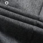 Daily Versatile Male Formal Trousers Stable Waist Breathable Linen Textured Fabric Office Wedding Multi Scene Long Pants - Image 6