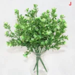 Artificial Plants Fake Leaf Foliage Bush Home Office Garden Wedding Decors - Image 9