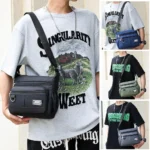 Mens Crossbody Bag Single Shoulder Bags Big Capacity Multi-Pockets Storage Bag Fashion Handbag Business Crossbody Bags - Image 13