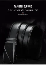 men automatic men's belts wide belts leather belt direct supply black belts genuine leather belts luxury brand - Image 14
