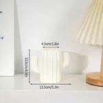 Nordic Vases Pure White Plastic Vases Imitation Ceramic Flower Vases Desktop Flowerpot Wedding Decor Home Ornament - Image 24