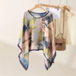 110*110cm Fashion Scarves Women Pullover scarf Shawl Print Silk Satin Hijab Female Bandana Luxury Brand Square Ladies bandanna - Image 18