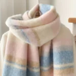 Couple's scarves - Soft and thick scarves, new winter large scarves, warm and windproof scarves and large shawls - Image 6
