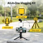 Smartphone Vlogging Kit Led Video Light Camera Rechargeable Fill Lights Portable Photography Lighting For Live Stream Video - Image 10