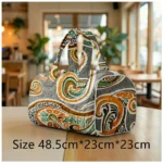 Quilted Tote Bag Men Women Large Hobo Purse Boho Chic Shoulder Bag Unique Paisley Print Beach Bag Spacious Travel Tote Handbag - Image 16