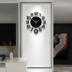 Modern wall clocks with silent pendulum function are suitable for living rooms, offices, bedrooms, and home decor - Image 12