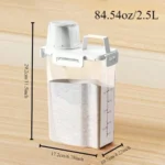 2.5L Covered Moisture-proof Sealed Storage Container - Used for Grain, Nut, Flour, Rice Food Storage Boxes - Image 7