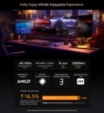 BMAX B5APRO Mini PC AMD Ryzen7 5825U 8 Cores Processor Up to 4.5GHz 16GB DDR4 RAM 512GB NVMe SSD 2.4/5GHz WiFi Bluetooth 5.0 - Image 12