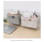 Portable  Hanging Organizers Baby Care Essentials Crib Storage Cradle Baby Crib Organizer Diaper Bag Linen Baby Bed Accessories - Image 24