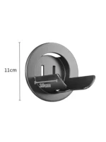 Plastic Hair Dryer Rack Wall Mounted Self-adhesive Blow Dryer Holder Hanging Organizers Bracket Without Drilling Hair Dryers ABS - Image 6
