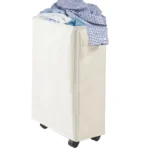 Foldable Laundry Baskets 42L Freestanding Narrow Corner Bin with Handle Dirty Clothes Storage for Washing Toys Clothes Towels - Image 13