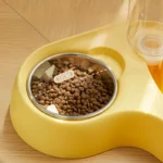 New Cat Feeder Water Bowl Water and Food All-in-one Two-in-one Pet Cat Bowl Pet Supplies - Image 3