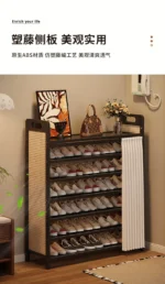 Display Foldable Shoe Racks Organizer Cabinet Portable Luxury Shoe Racks European Shelf Meuble Chausssure Home Furniture - Image 23