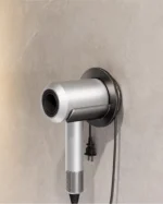 Plastic Hair Dryer Rack Wall Mounted Self-adhesive Blow Dryer Holder Hanging Organizers Bracket Without Drilling Hair Dryers ABS - Image 11