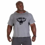 Men's T Shirts Fitness Men Bodybuilding  Shirt Batwing Sleeve Rag shirt Gym Fitness Muscle Running T shirt - Image 36