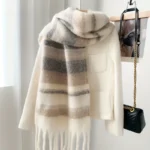 Couple's scarves - Soft and thick scarves, new winter large scarves, warm and windproof scarves and large shawls - Image 2