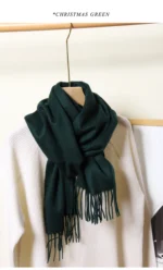 Women Scarf Cashmere Winter Scarf Winter 2024 Fashion Scarves Designer Keep warm Women Luxury Kids Scarf - Image 35