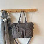 Large capacity Tote Bags for Women Shoulder Side Bag Fashion Space cotton Shopping Bags Multi-pocket Messenger Bag Lady Handbags - Image 9