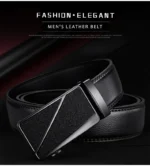 men automatic men's belts wide belts leather belt direct supply black belts genuine leather belts luxury brand - Image 16