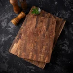 Large Size,High Quality Teak Wood Cutting Board:16.5*11.8 Inch/13.3*9.5 Inch,1 Inch Thick，Suitable For Christmas，Halloween - Image 6